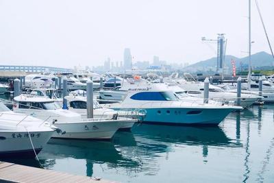 來二十四度的大連避暑,游艇出海太好玩了