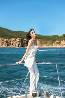 組圖 我們 八美游艇拍寫真 陳喬恩紅唇美艷